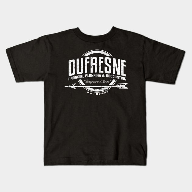 Dufresne Financial Planning Kids T-Shirt by MindsparkCreative